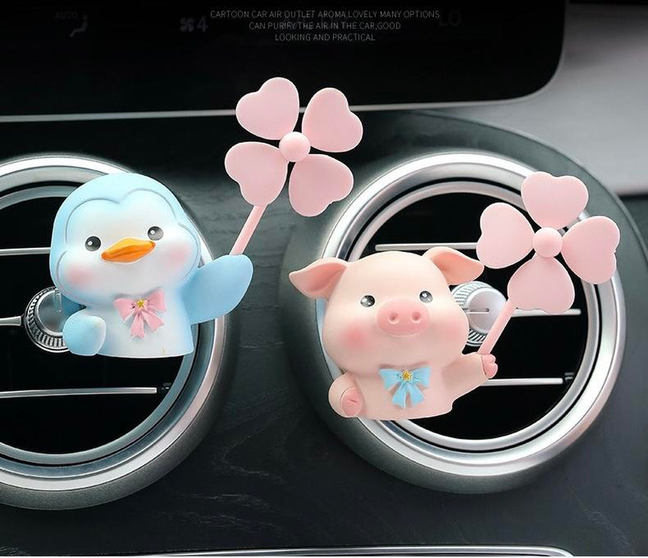 Cute Car Air Freshener, Cute Car Scent, Vent Clips Car Accessories Car Diffuser