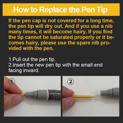 Automotive Touch up Paint Pen, Two-In-One Scratch Remover for Deep Scratches, Special-Purpose Repair Paint Pen Universal Color Optional for Cars
