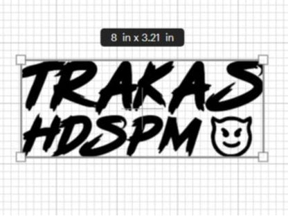 Trakas Hdspm Car Decal Sticker