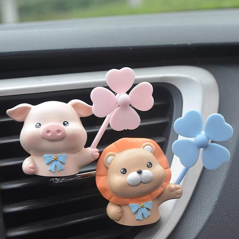 Cute Car Air Freshener, Cute Car Scent, Vent Clips Car Accessories Car Diffuser