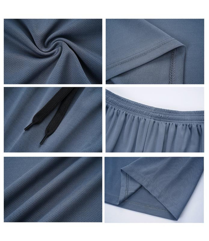 RPOVIG 5-Pack Men'S Workout Shorts Sets 5 Pack with Zippered Pockets Basketball Gym Activewear Athletic Mesh Shorts