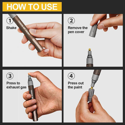 Automotive Touch up Paint Pen, Two-In-One Scratch Remover for Deep Scratches, Special-Purpose Repair Paint Pen Universal Color Optional for Cars