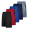 RPOVIG 5-Pack Men'S Workout Shorts Sets 5 Pack with Zippered Pockets Basketball Gym Activewear Athletic Mesh Shorts