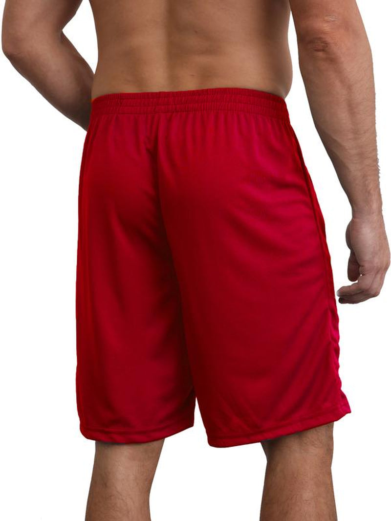 RPOVIG 5-Pack Men'S Workout Shorts Sets 5 Pack with Zippered Pockets Basketball Gym Activewear Athletic Mesh Shorts